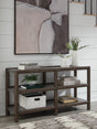 Furniture City Slidell - Ashley Furniture - Kallenny Sofa Table - Sofa Table / Brown/Gray - T669-4