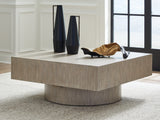 Furniture City Slidell - Ashley Furniture - Jorielyn Coffee Table - Square Cocktail Table / Light Grayish Brown - T712-8