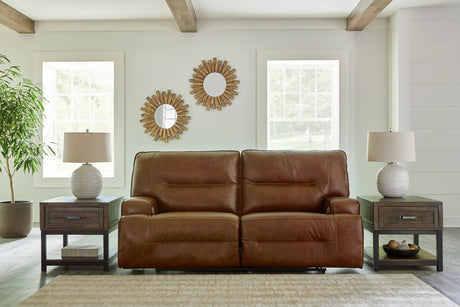 Furniture City Slidell - Ashley Furniture - Francesca Living Room - 2 Seat PWR REC Sofa ADJ HDREST / Auburn - U2570547