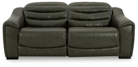 Furniture City Slidell - Ashley Furniture - Center Line Sectional - 3-Piece Power Reclining Sectional Sofa / Dark Gray - U63404S5