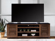 Furniture City Slidell - Ashley Furniture - Kallari 84" TV Stand - 84" / Warm Brown/Black - W737-78