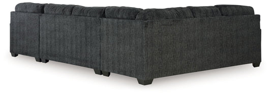 Hollyview - 3-Piece Sectional With Raf Corner Chaise - Shadow