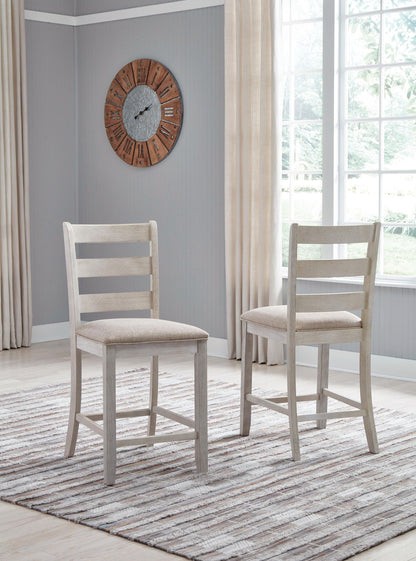 Skempton - Upholstered Barstool (Set of 2) - White