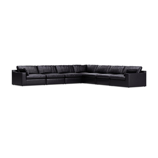 Emilia - 7-Piece Sectional - Black