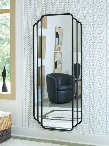 Antigone - Floor Mirror - Black