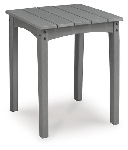 Cove Beach - Square End Table - Gray