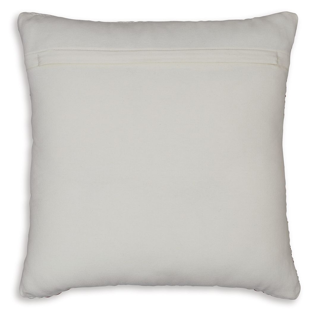 Nashlin - Pillow (Set of 4) - White / Rust