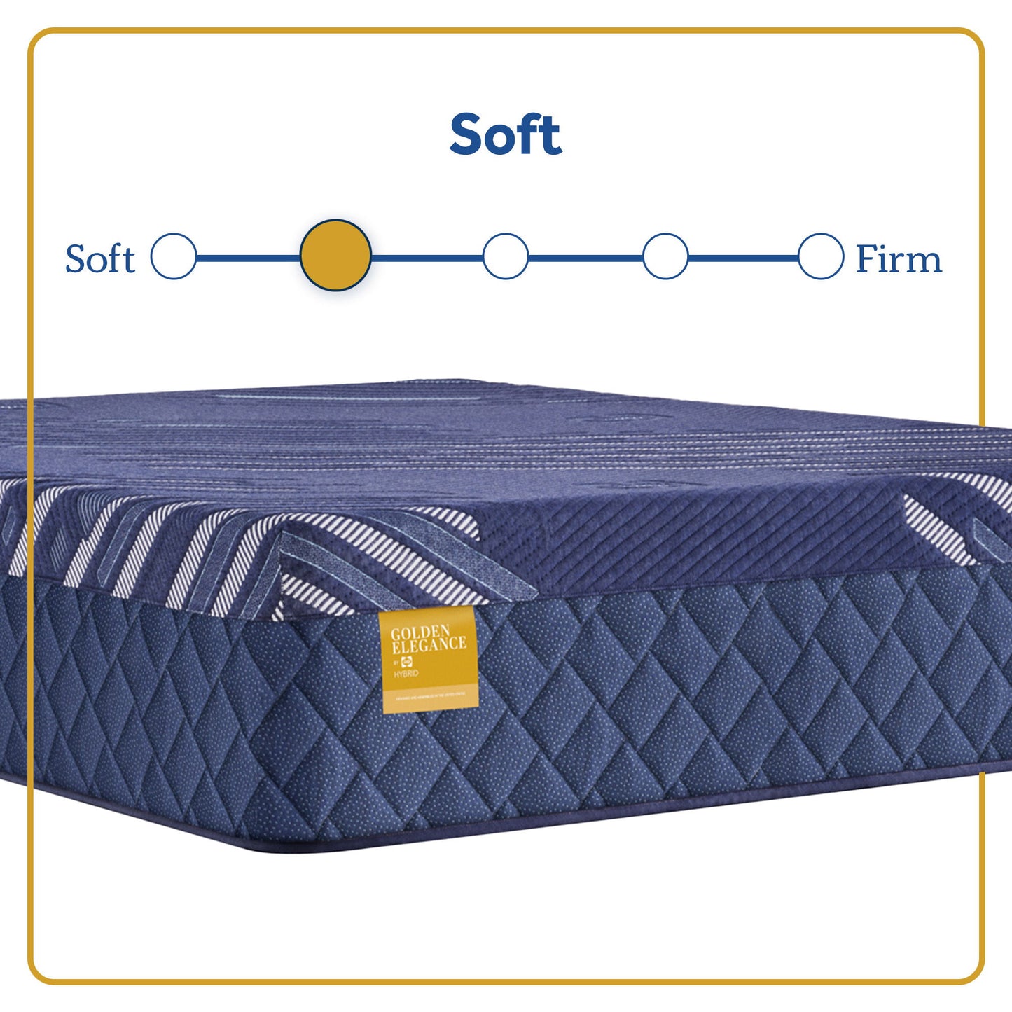 Golden Elegance - Forsyth Park Soft Mattress