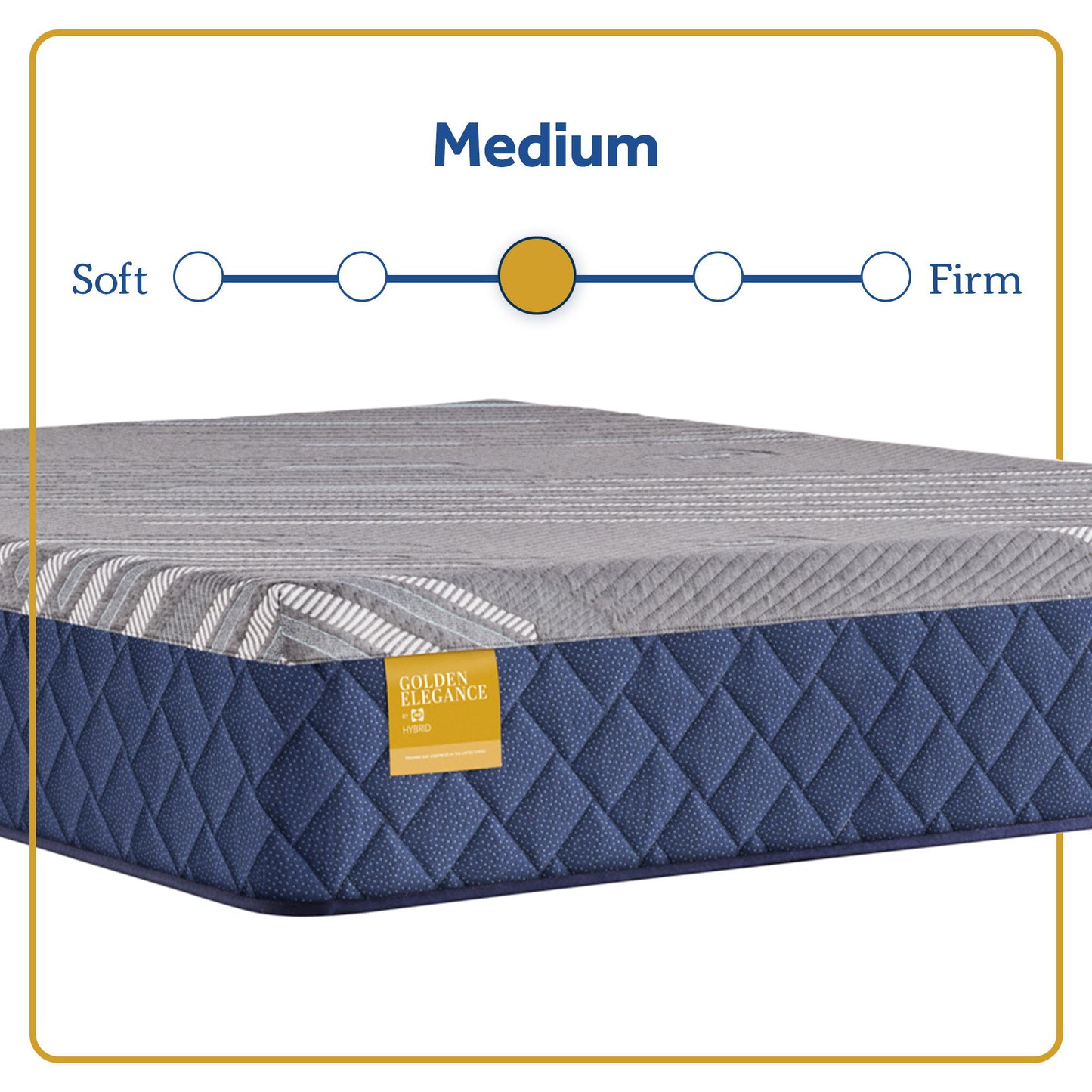 Golden Elegance - Park Plaza Medium Hybrid Mattress