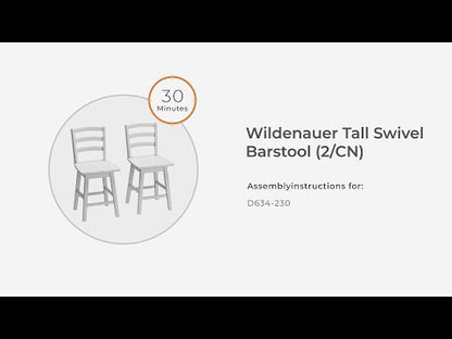 Wildenauer - Swivel Stool (Set of 2)