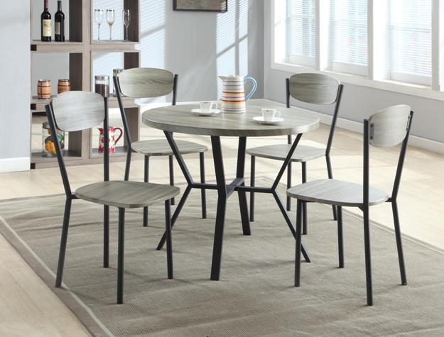 BLAKE 5-PK ROUND DINING TABLE/CHAIR