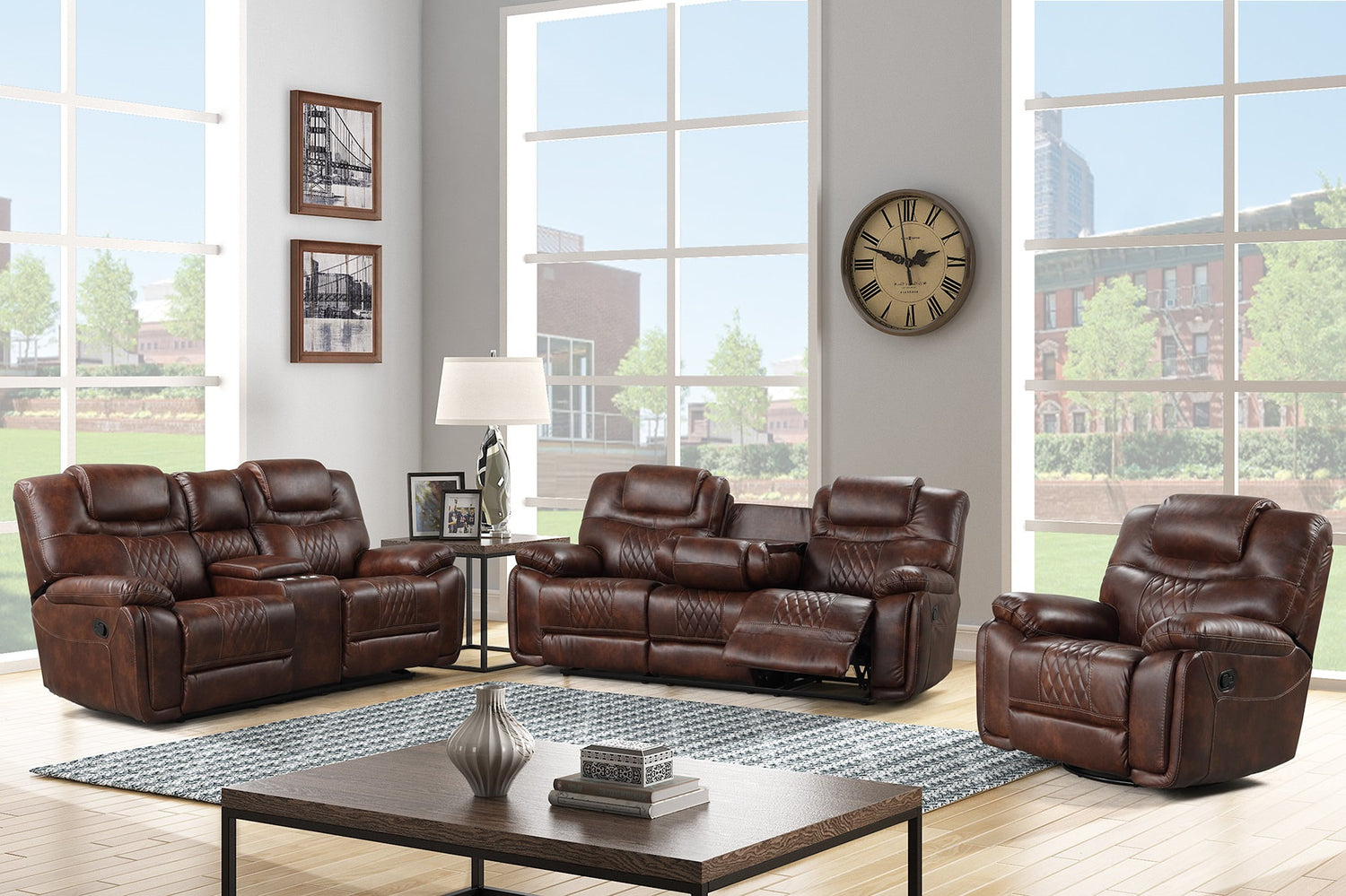 Galveston OVERSIZED 3PC Reclining Set