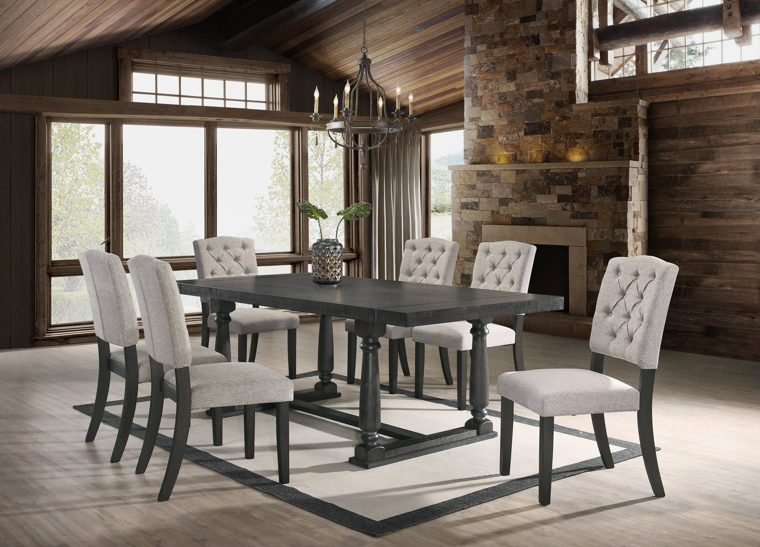 Henderson Dining Table + 6 Chair Set (ETA 9/20)