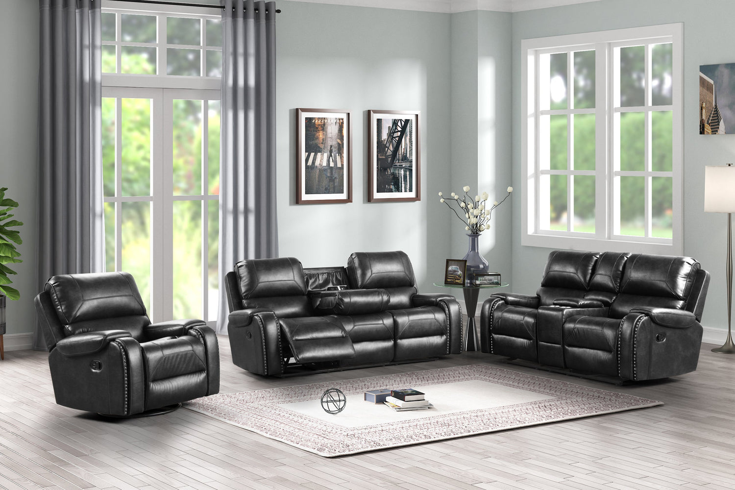 Titan OVERSIZED 3pc Reclining Set