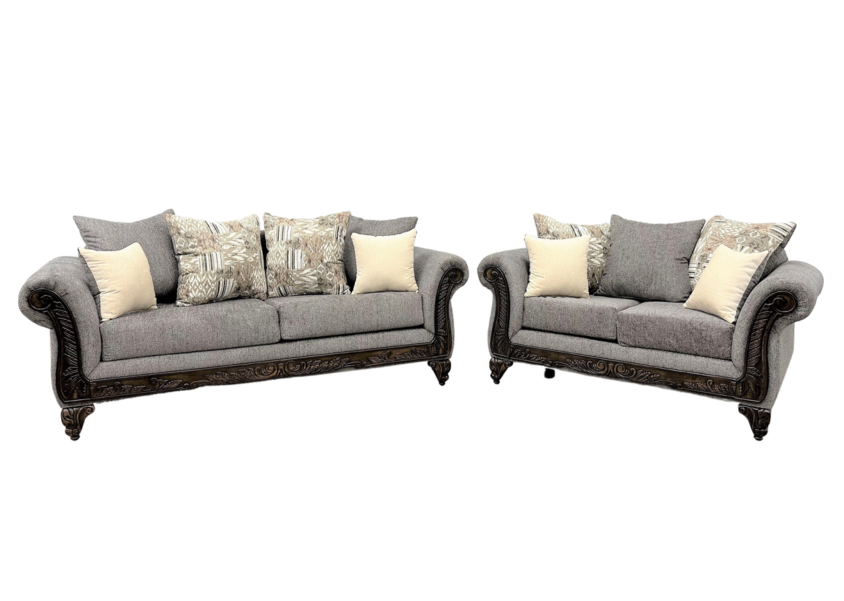 2451 - Sofa and Loveseat