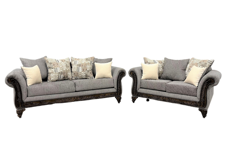 2451 - Sofa and Loveseat
