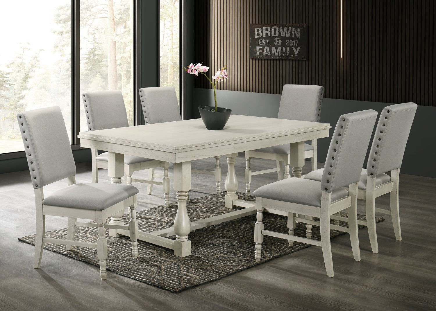 Greyson Dining Table + 6 Chair Set (ETA 9/29)