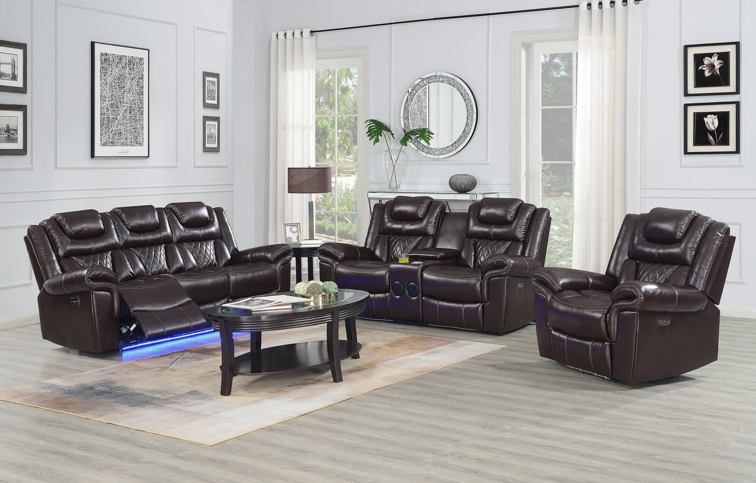 Alexa - 3pc Power Living Room Set